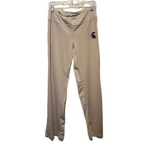 KA Knights Womens Size L Gray Solid Elastic Waist Activewear Pants